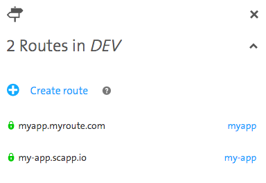Secure Routes